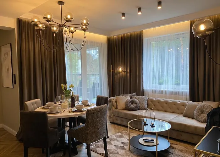 Family & Business Sauna Apartments No 7 Lesny Nad Zalewem Cedzyna Unikat - 3 Bedroom With Private Sauna, Bath With Hydromassage, Terrace, Garage, Catering Options